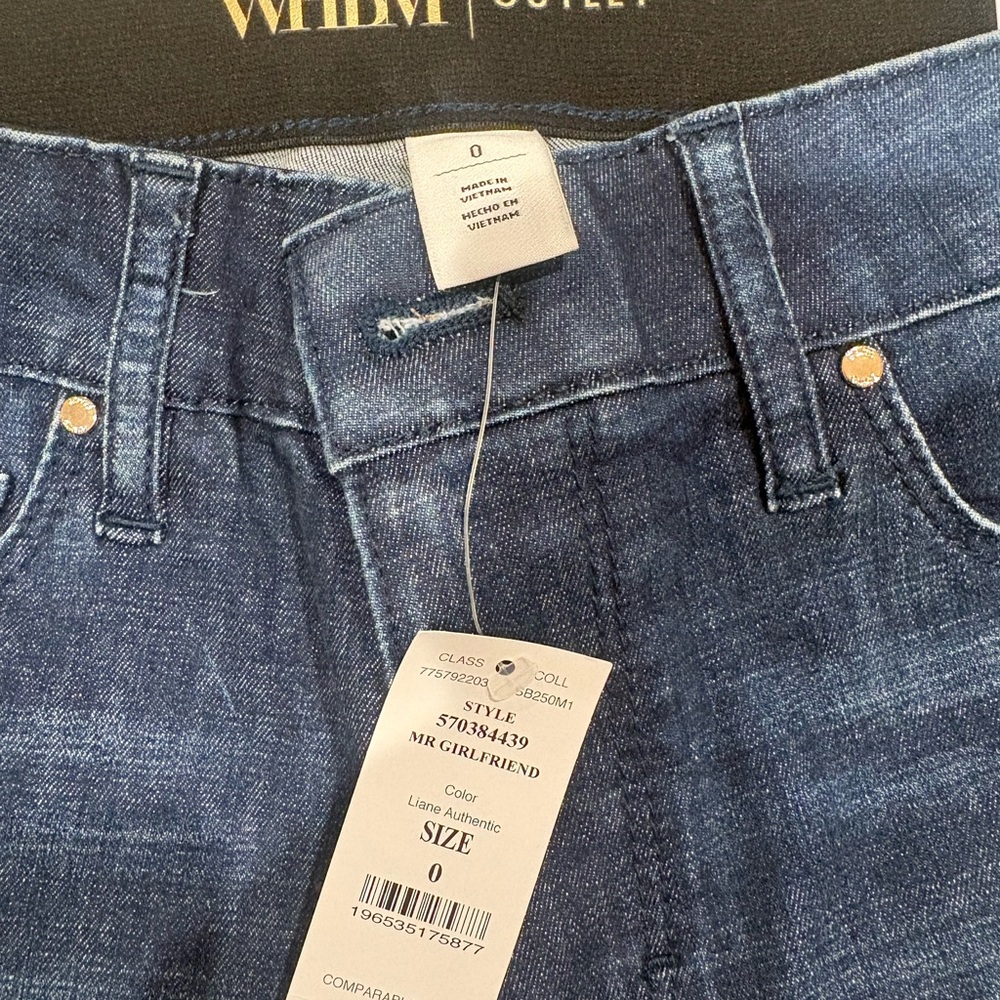 White House Black Market Dark Blue Women's Jeans - Picture 3 of 3